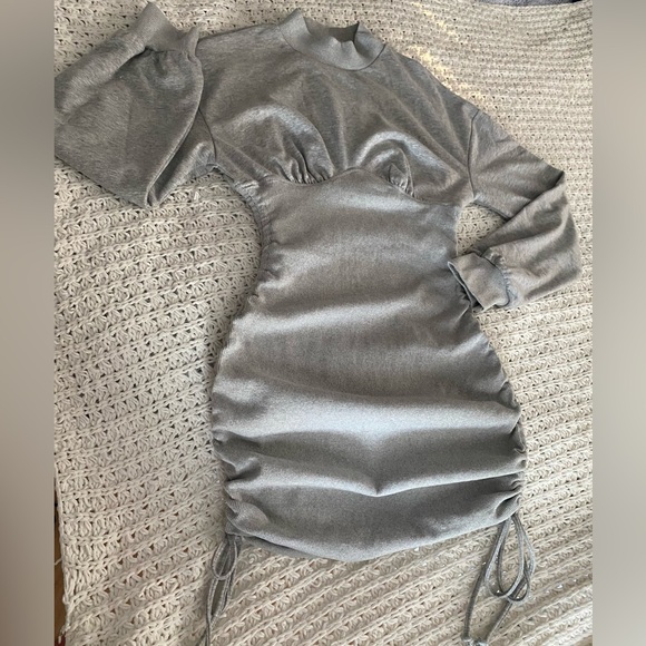 Fashion Nova Dresses & Skirts - Fashion Nova Bodycon Sweater Dress | Grey